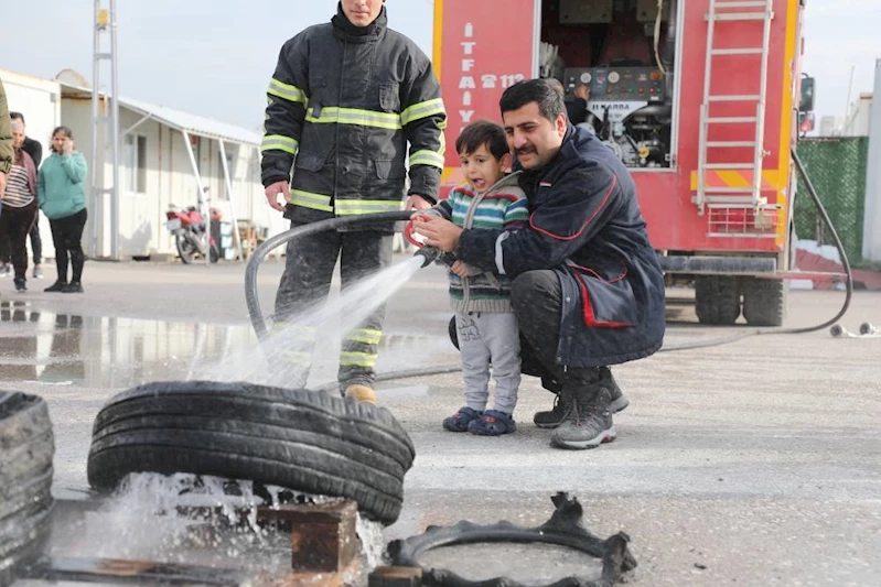 HBB İTFAİYESİ EĞİTİM VE TATBİKATLARA DEVAM EDİYOR