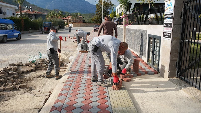 Kemer’de altyapı çalışmaları sürüyor