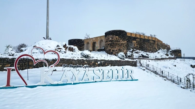 Kar’lı Kayaşehir, Eşsiz Manzarasıyla Büyülüyor