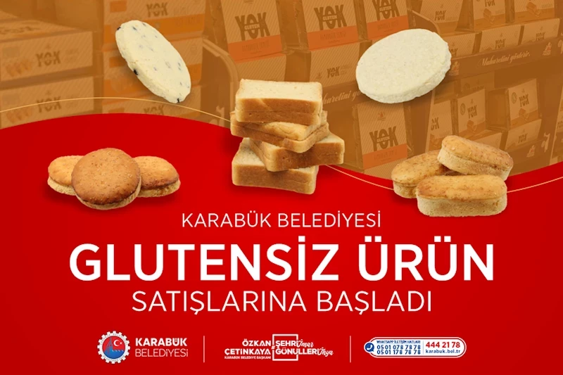 Karabük Belediyesi Halk Ekmek Fabrikasında Glutensiz Ürün Satışı Başladı