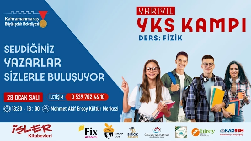 Büyükşehir’in YKS Kampı, Salı Günü Fizik ile Devam Edecek