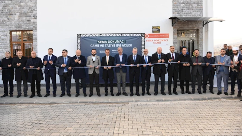 Dulkadiroğlu’nda Sema Dokumacı Camii ve Taziye Evi’nin Açılışı Gerçekleştirildi