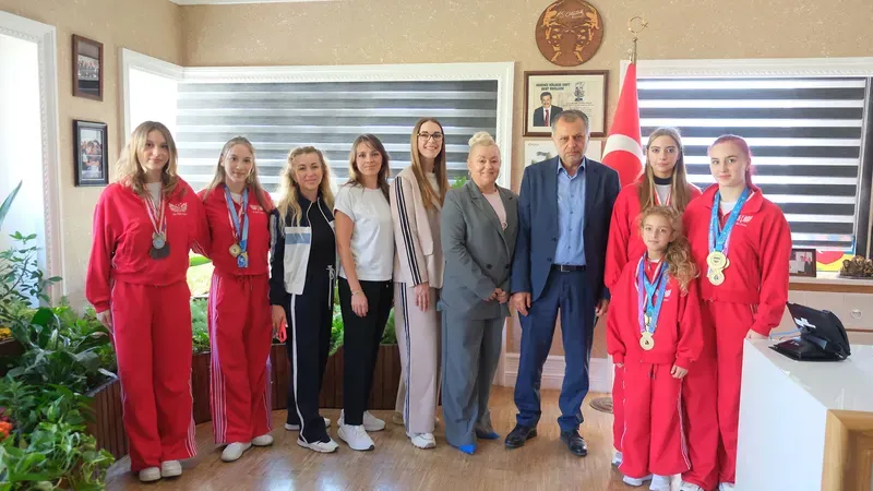 Hava Jimnastiği Dünya Kupası Öncesi Protokol Ziyareti