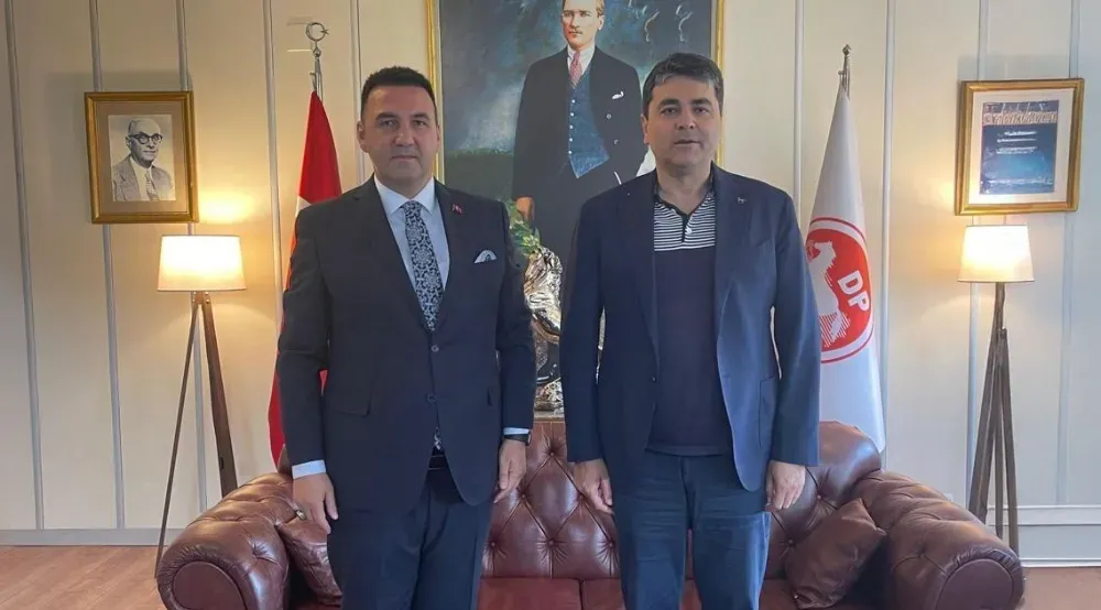TÜMKON Heyetinden Demokrat Parti Genel Başkanı Gültekin Uysal’a Ziyaret