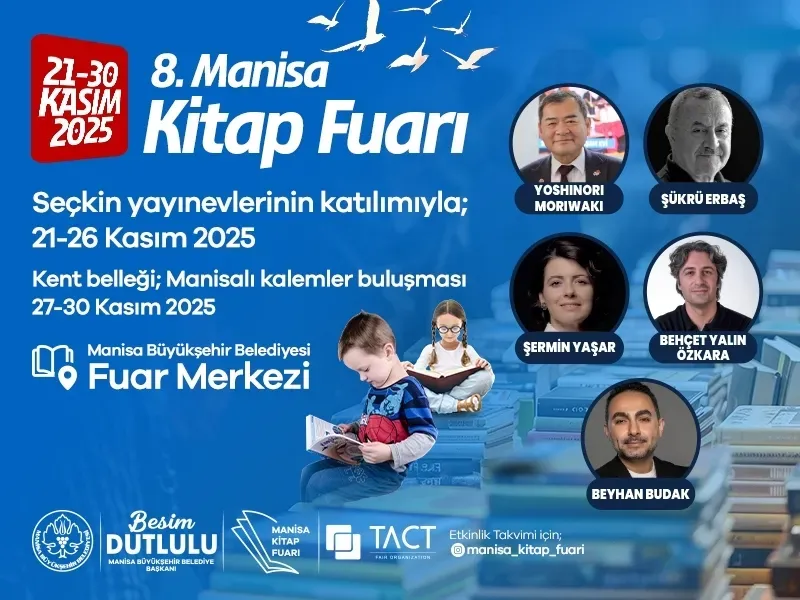 8. Manisa Kitap Fuarı 21 Kasım