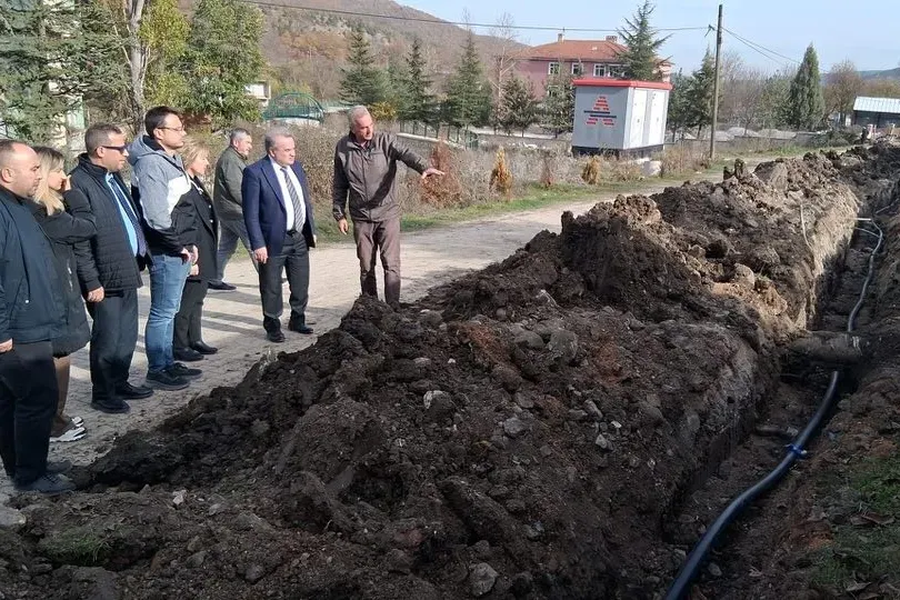 Bozüyük’te içme suyu müjdesi... Muratdere’ye 4 bin 500 metrelik yeni hat