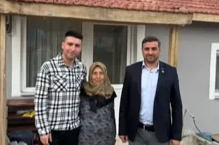 Edirne Uzunköprü’de dayanışma örneği! Besmiye teyze yeni evine kavuştu