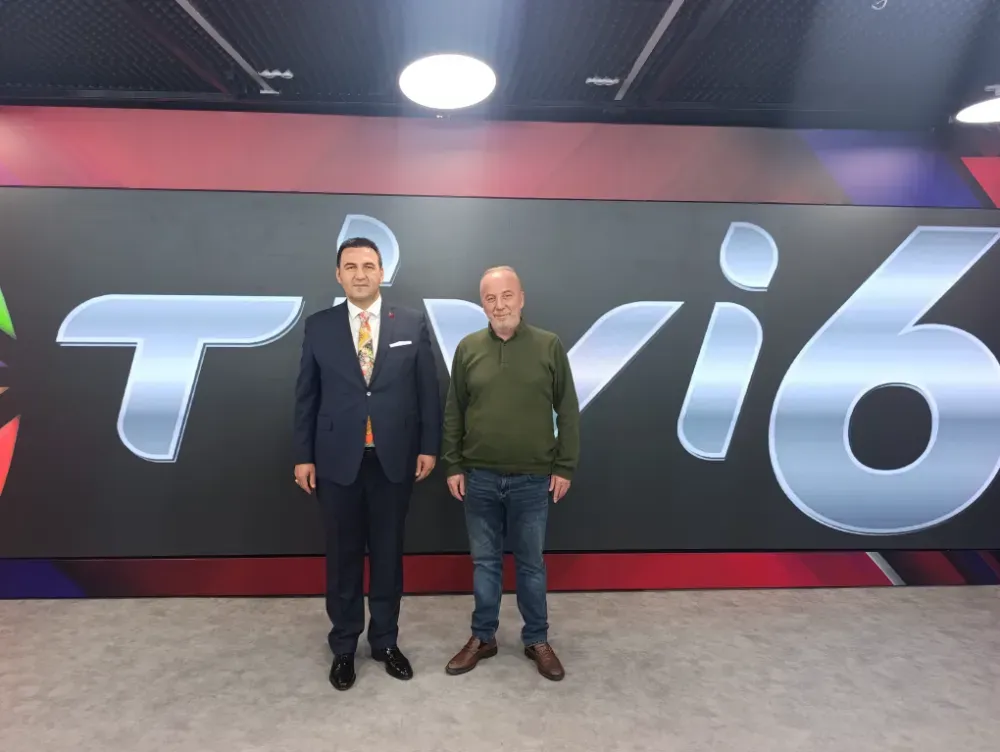 TÜMKON’DAN TİVİ6 TELEVİZYONUNA ANLAMLI ZİYARET