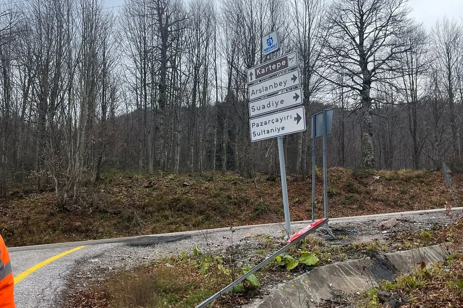 Kartepe zirve yolunda güvenli ulaşım için yenileme