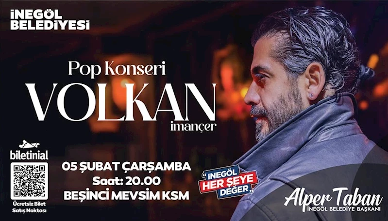 Volkan İmançer İle 90’lar Pop Konseri Biletleri Ücretsiz Satışa Çıkıyor