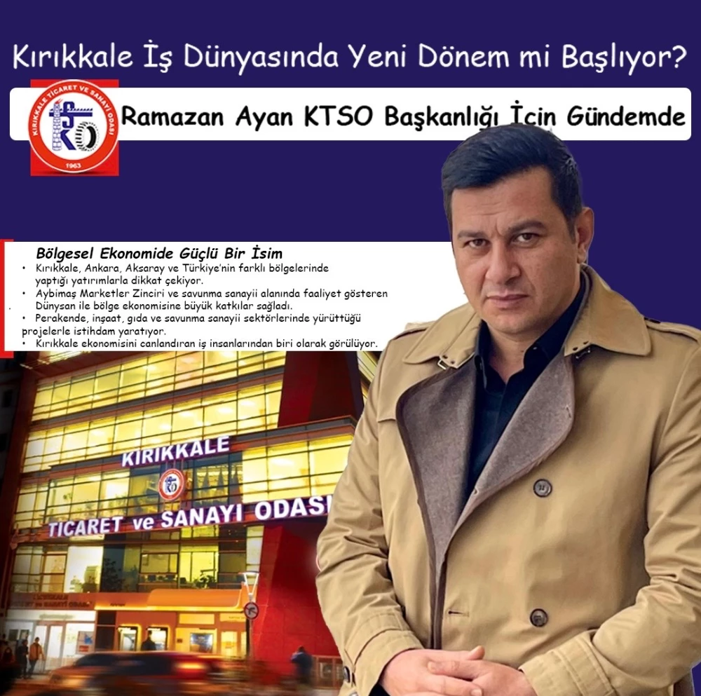 Kırıkkale İş Dünyasında Yeni Dönem mi Başlıyor? Ramazan Ayan KTSO Başkanlığı İçin Gündemde