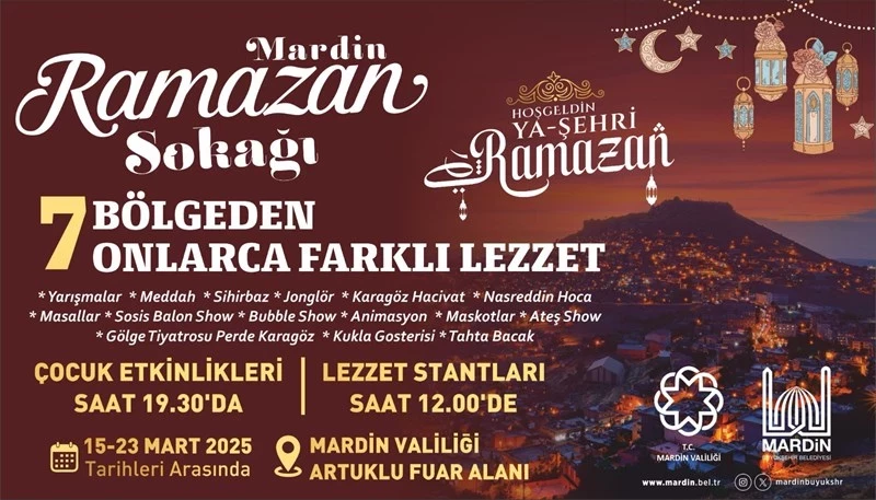 Mardin Ramazan Sokağı Kapılarını Ziyaretçilere Açıyor