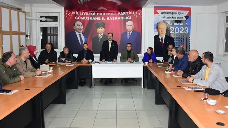 BAŞKANIMIZ, MİLLİYETÇİ HAREKET PARTİSİ İL BAŞKANLIĞIMIZIN İSTİŞARE TOPLANTISINA KATILDI