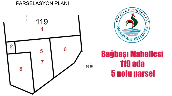 İMAR MÜDÜRLÜĞÜNDEN DUYURU (Bağbaşı/119 ada 5 nolu parsel)