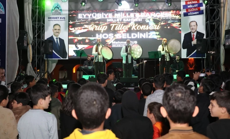 Eyyübiye Millet Bahçesi’nde Coşkulu Gece