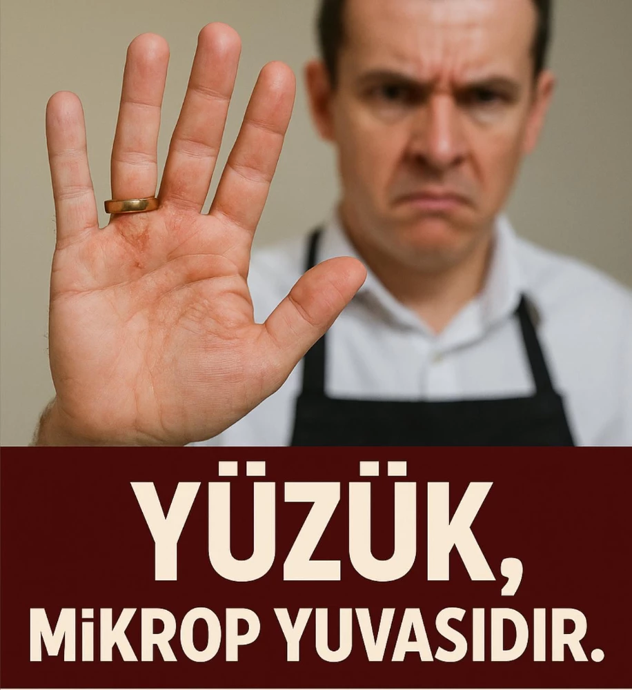 RESTORANLARDA HİJYENDE GÖZDEN KAÇAN TEHLİKE: YÜZÜK VE TAKILAR