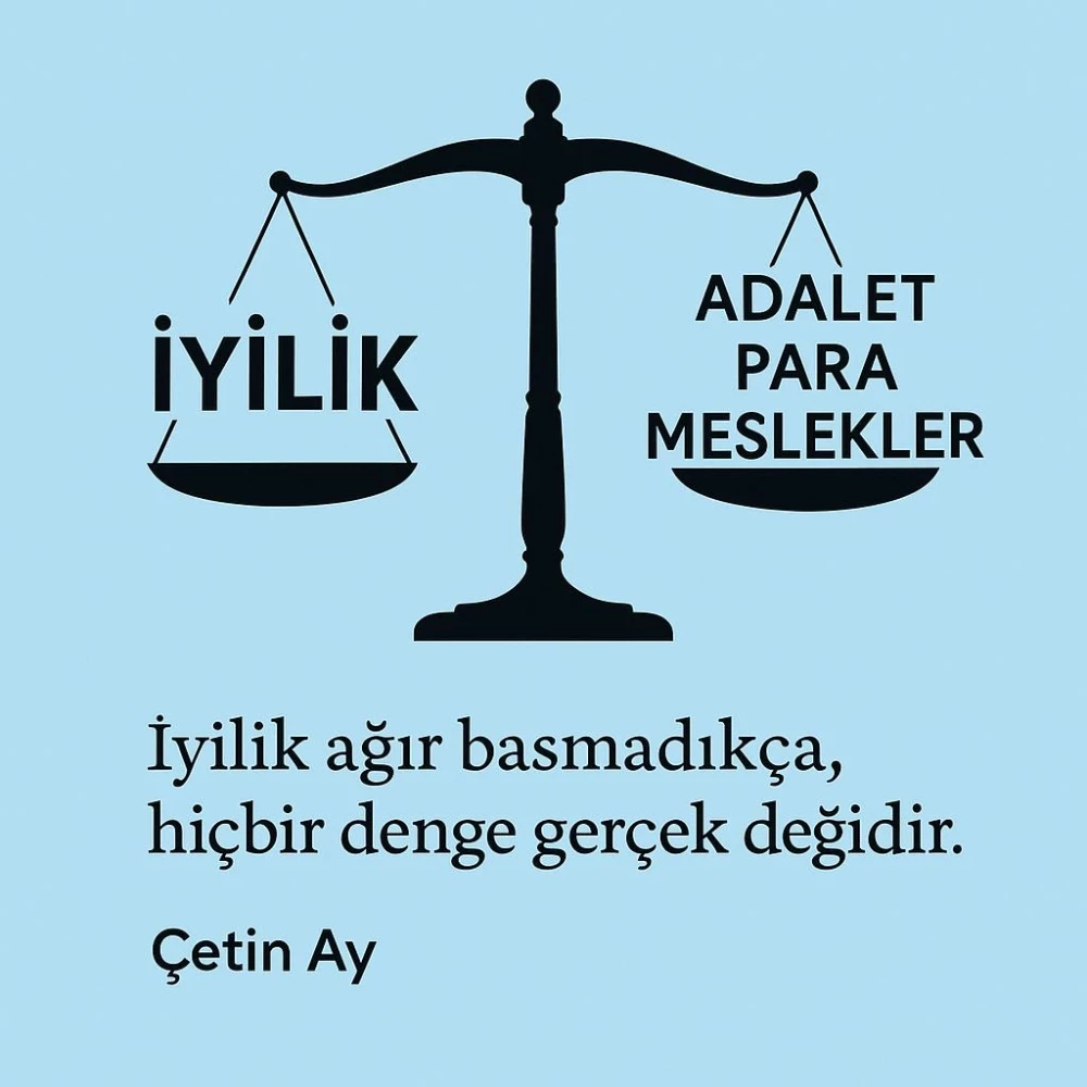 İNSANI MESLEK BÜYÜTMEZ, AHLAK YÜCELTİR
