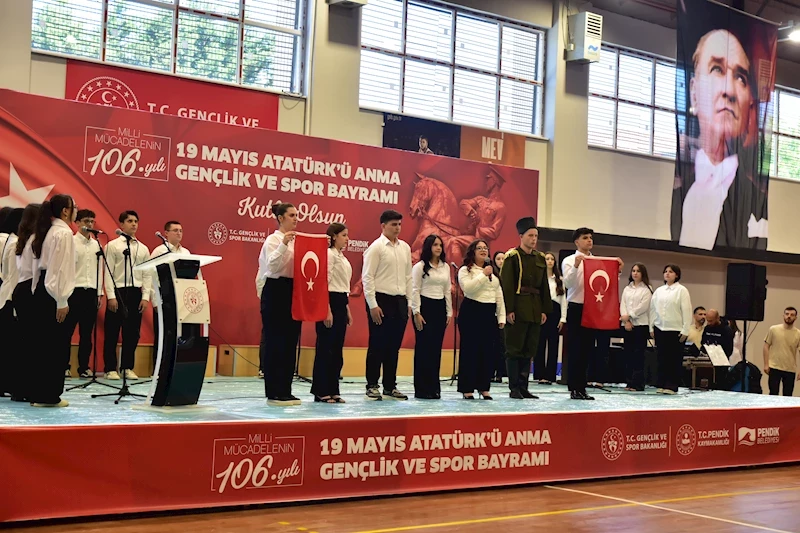 19 Mayıs Atatürk’ü Anma, Gençlik ve Spor Bayramı Pendik’te Coşkuyla Kutlandı
