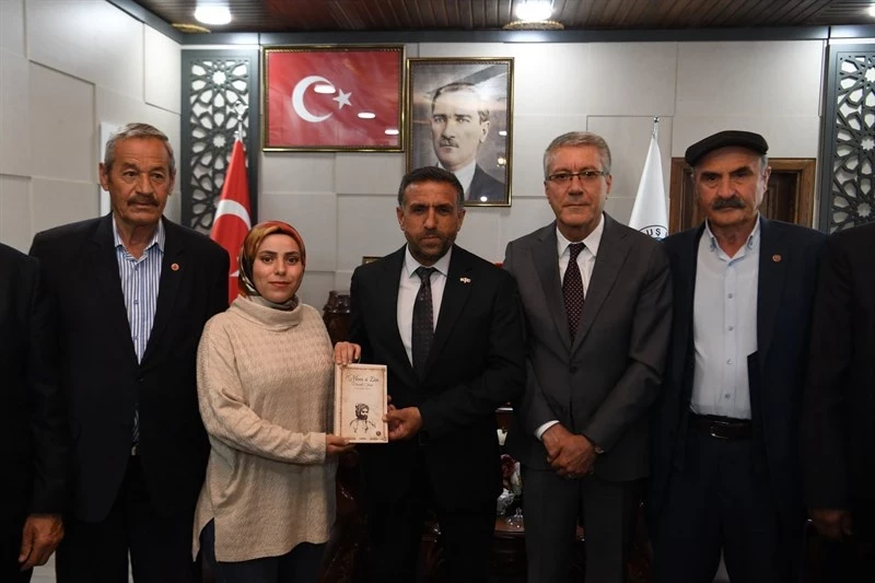 MUŞ SUNGU BELEDİYE BAŞKANI TURAN SAYILGAN, BELEDİYE MECLİS ÜYELERİYLE BİRLİKTE EŞ BAŞKANLARIMIZI ZİYARET ETTİ.