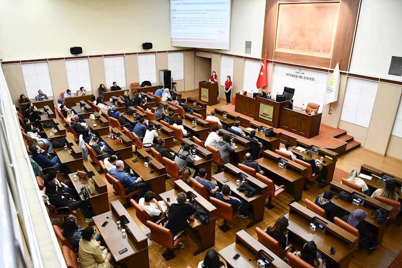 TEPEBAŞI PERSONELİNE AFET FARKINDALIK EĞİTİMİ VERİLDİ