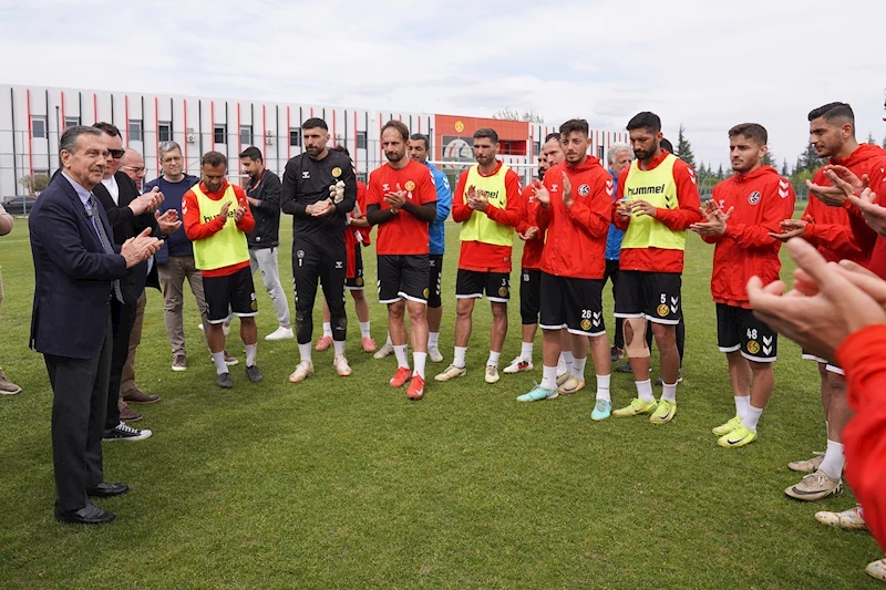 BAŞKAN ATAÇ: TAKIMIMIZA YÜREKTEN GÜVENİYORUZ