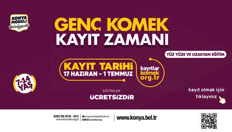 GENÇ KOMEK YAZ OKULU KAYITLARI BAŞLADI