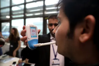 Bursa Büyükşehir personeline karbonmonoksit ölçümü