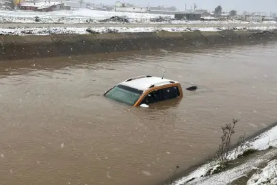 Edirne'de kanala uçan otomobilin sürücüsünün cansız bedeni bulundu