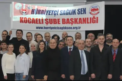 Hürriyetçi Sağlık-Sen Kocaeli Şubesi resmen kuruldu