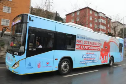 İETT'den kalp sağlığı farkındalık çalışması