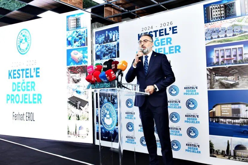 Kestel’de Başkan Erol'dan proje ve yatırımlar sunumu