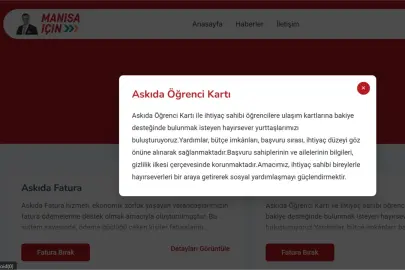 Manisa Büyükşehir'den 'askıda' destek