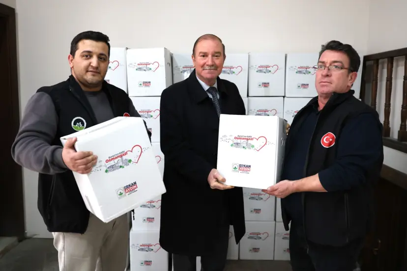 Ramazan öncesi Osmangazi’de erzak yardımları başladı