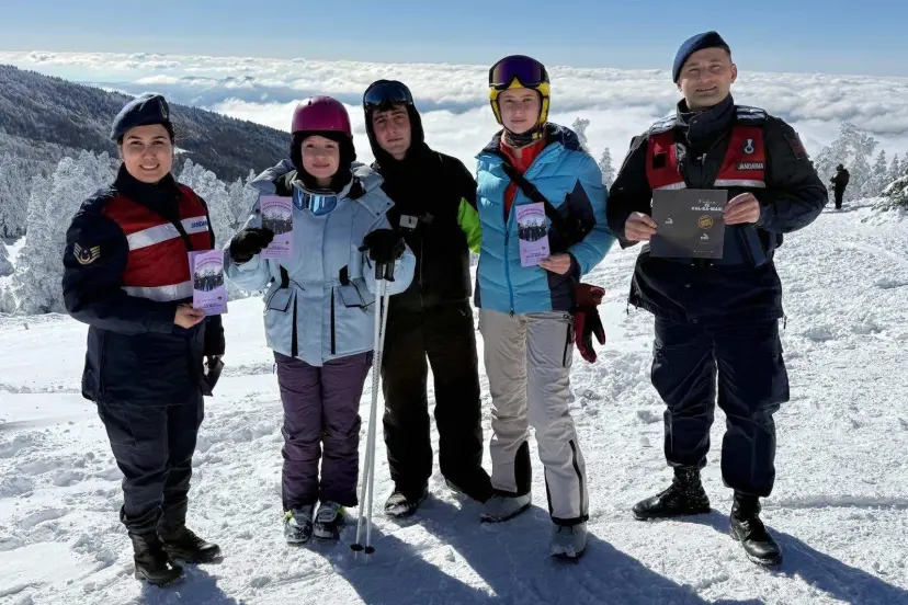 Uludağ’da Jandarma'dan KADES farkındalığı