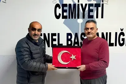 Yasin Çınar'dan Ortadoğu Gazeteciler Cemiyeti’ne anlamlı ziyaret