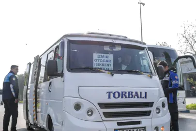 İzmir'de toplu taşımaya sıkı denetim