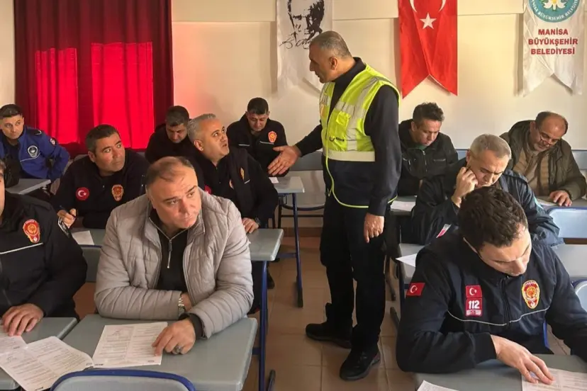 Manisa'da personele güvenli çalışma eğitimi verildi