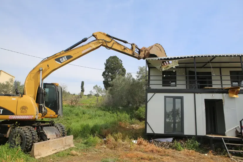Bursa Nilüfer Gölyazı’da kaçak yapılara geçit yok