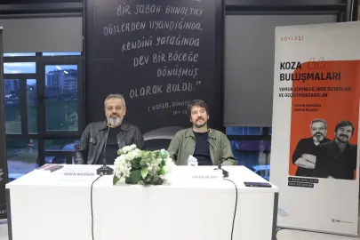 Bursa Nilüfer'de Koza Buluşmaları'nın konuğu Hakan Bıçakçı oldu