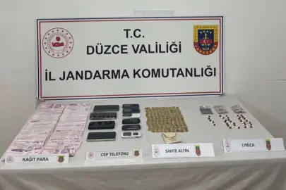 Düzce'de sahte altın dolandırıcılığı: 4 gözaltı
