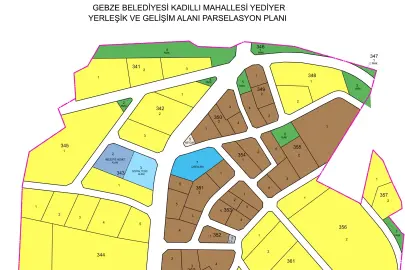 Gebze Kadıllı'da 11 hektar alanda imar uygulaması tamamlandı