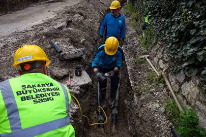 Sakarya’da altyapı çalışmaları hız kesmeden sürüyor