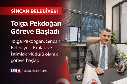 Tolga Pekdoğan Sincan Belediyesi’nde Göreve Başladı
